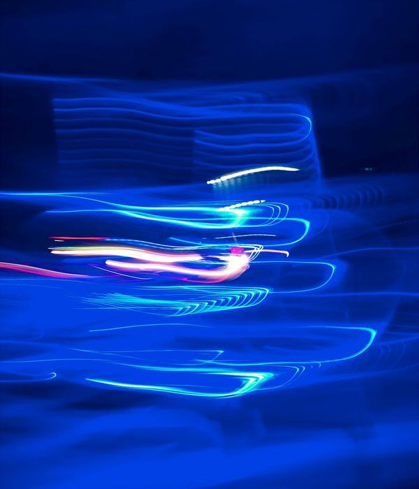 Abstract dynamic lines representing rhythmic physical activity and energy